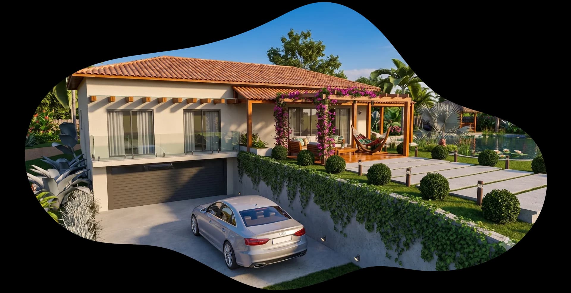 Visão geral da residência Farmhouse